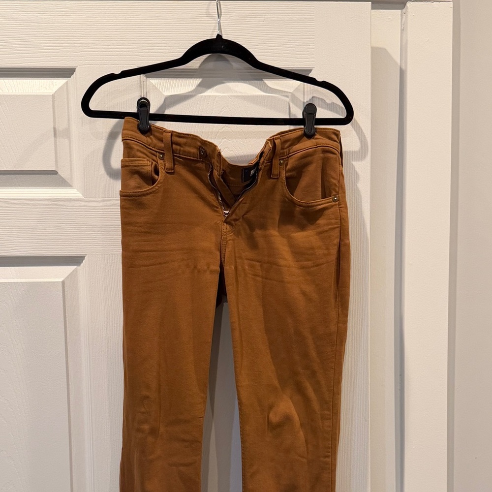 PAIGE mens federal cinnamon cocoa jeans size 28. Barely worn